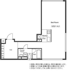 グランカーサ六本木の物件間取画像